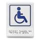 Доступность для инвалидов на креслах-колясках, синяя: цена 1 331 ₽, оптом, арт. 902-0-NGB-B1-C